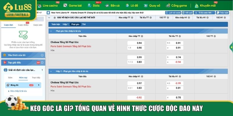 Tìm hiểu đôi nét chung về kèo góc LU88