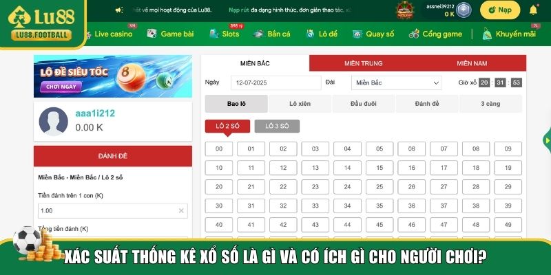 Đôi nét chung về xác suất thống kê xổ số