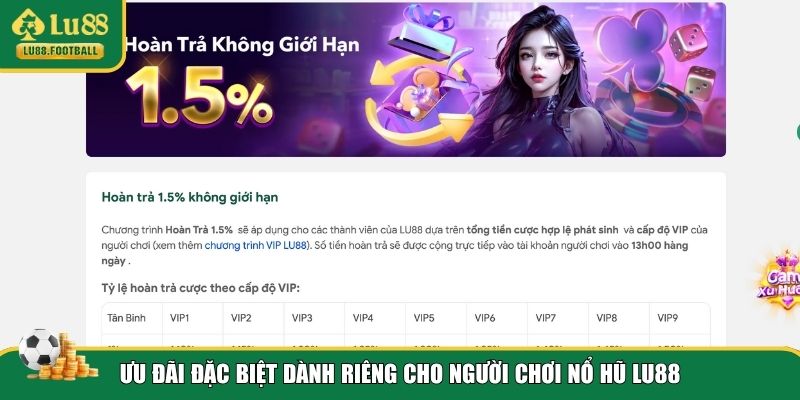 Khuyến mãi nổ hũ LU88 không thể bỏ lỡ