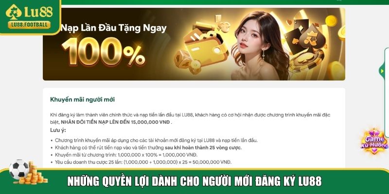Khuyến mãi nóng hổi chờ đợi khi đăng ký LU88